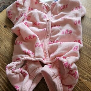 GAP Pink Dog Onesie
